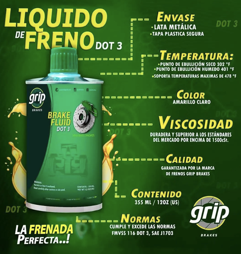 [2-12] LIQUIDO FRENO GRIP DOT3