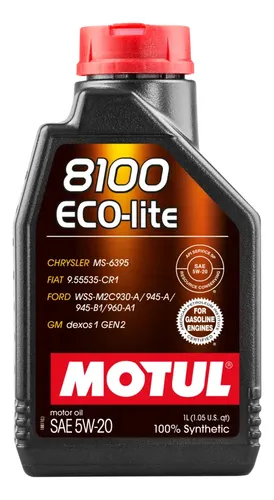 [243-131] ACEITE 8100 ECO-LITE MOTUL 1|4 5W-20